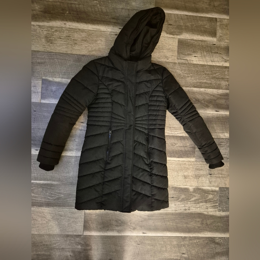 Women's Black Puffer Jacket Size M